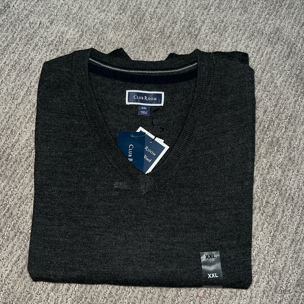 Club room men’s Marino wool blend sweater